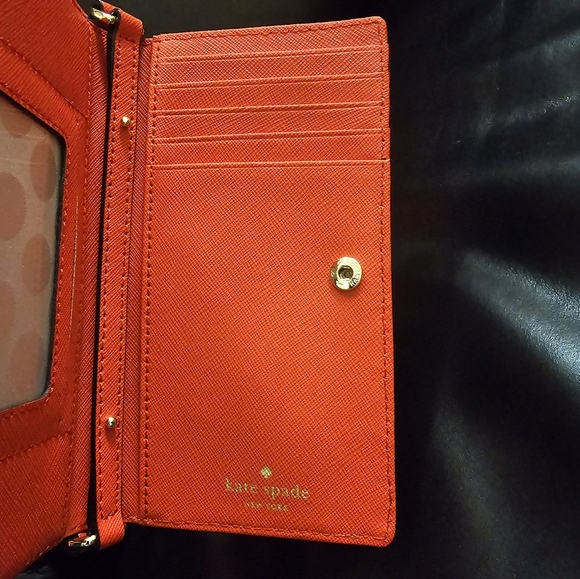 Kate Spade Crossbody Red Saffiano Leather NWOT - Picture 6 of 15